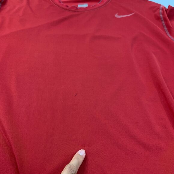 Nike Pro T Shirt Mens XL Extra Large Fitted Dri Fit Short Sleeve Gym Train Base - Picture 7 of 13